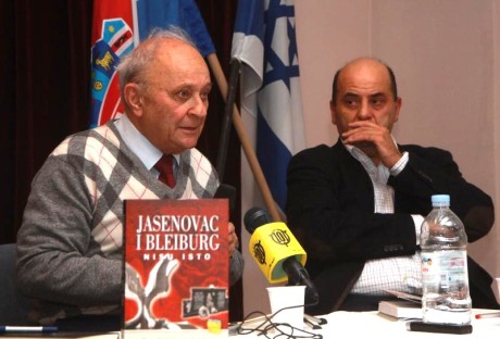 Slavko and Ivo Goldstein and their book "Jasenovac and Bleiburg are not the same" -  Photo: Zarko Basic/Pixsell YES THEY ARE and WHAT'S MORE "BLEIBURG"  REPRESENTS MANY MORE DEAD INNOCENTS AT THE HANDS OF COMMUNISTS 